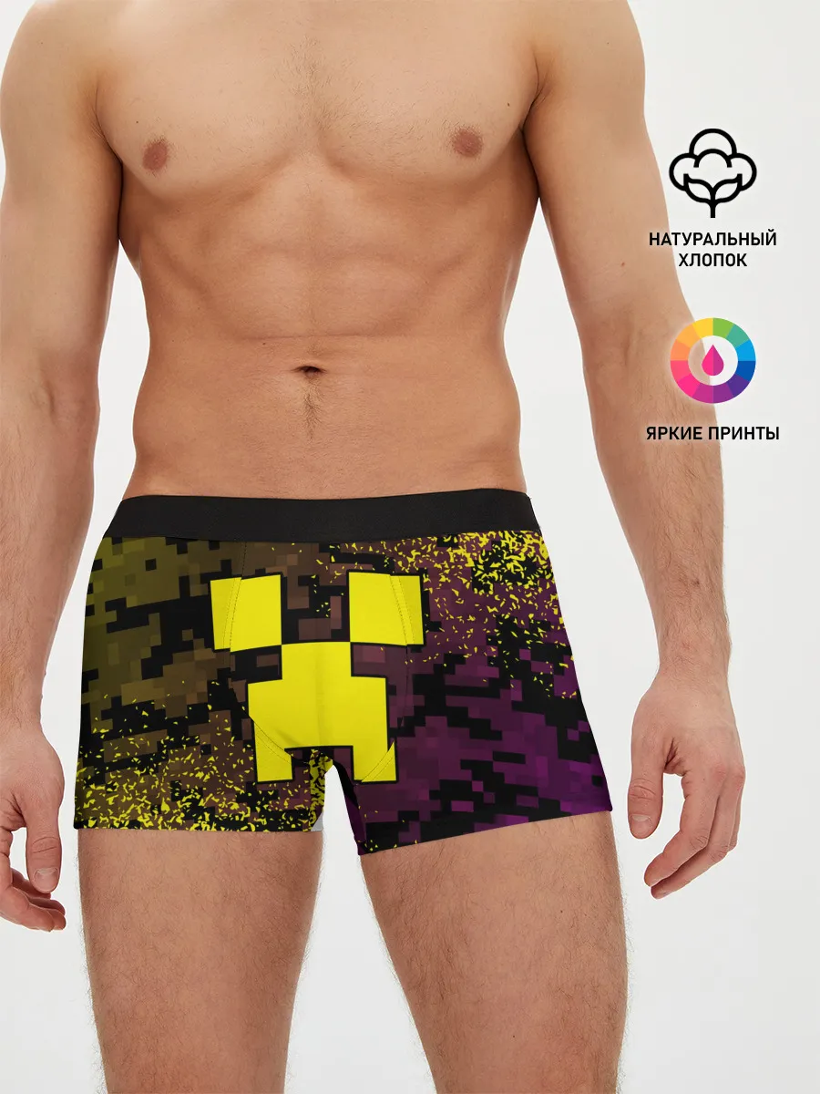 Мужские трусы боксеры / MINECRAFT / МАЙНКРАФТ