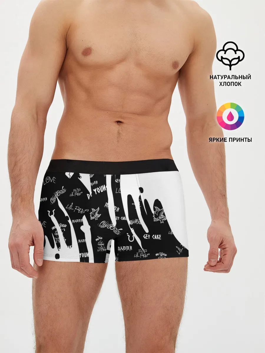 Мужские трусы боксеры / Lil Peep