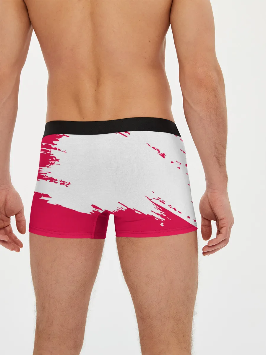 Мужские трусы боксеры / Beastars белые линии