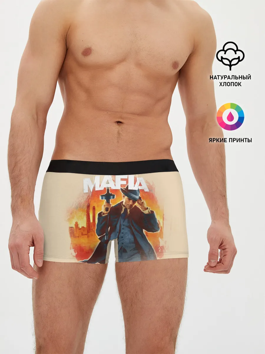 Мужские трусы боксеры / Mafia