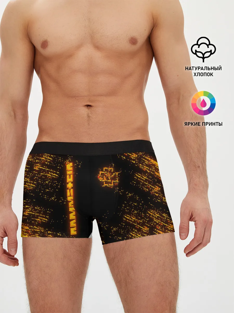 Мужские трусы боксеры / RAMMSTEIN