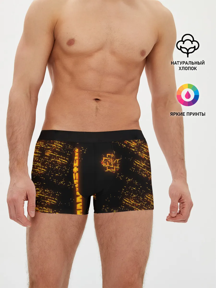 Мужские трусы боксеры / RAMMSTEIN