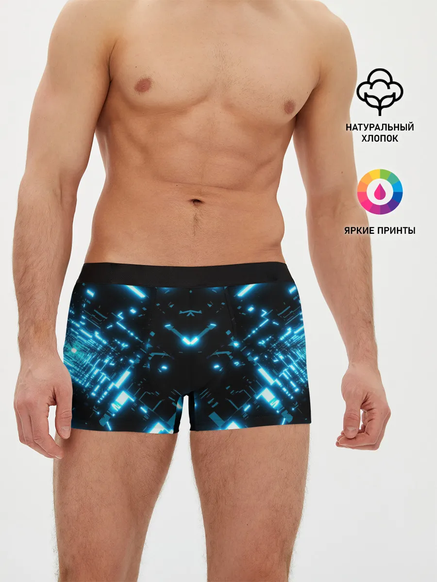 Мужские трусы боксеры / Neon Lights