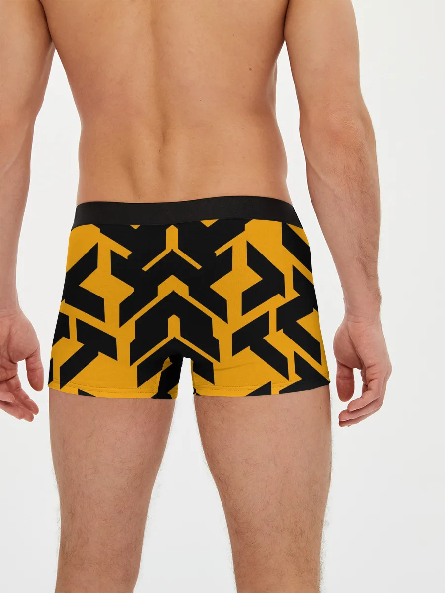 Мужские трусы боксеры / геометрия концепт