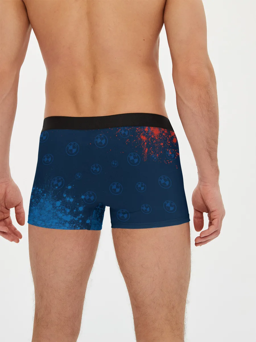 Мужские трусы боксеры / BMW / БМВ