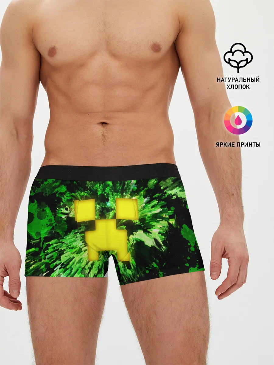 Мужские трусы боксеры / Minecraft / Майнкрафт