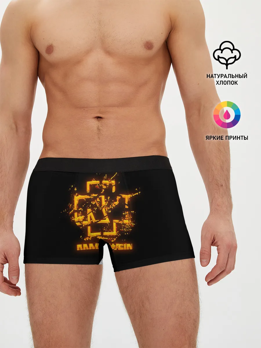 Мужские трусы боксеры / RAMMSTEIN