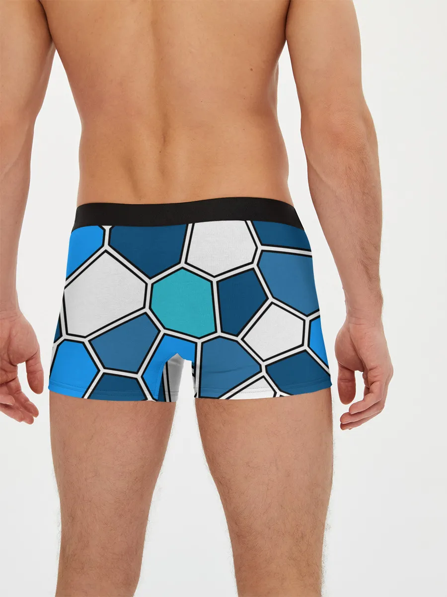 Мужские трусы боксеры / Ледяной витраж