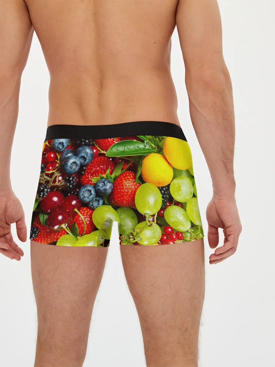 Мужские трусы боксеры / Фруктовый рай
