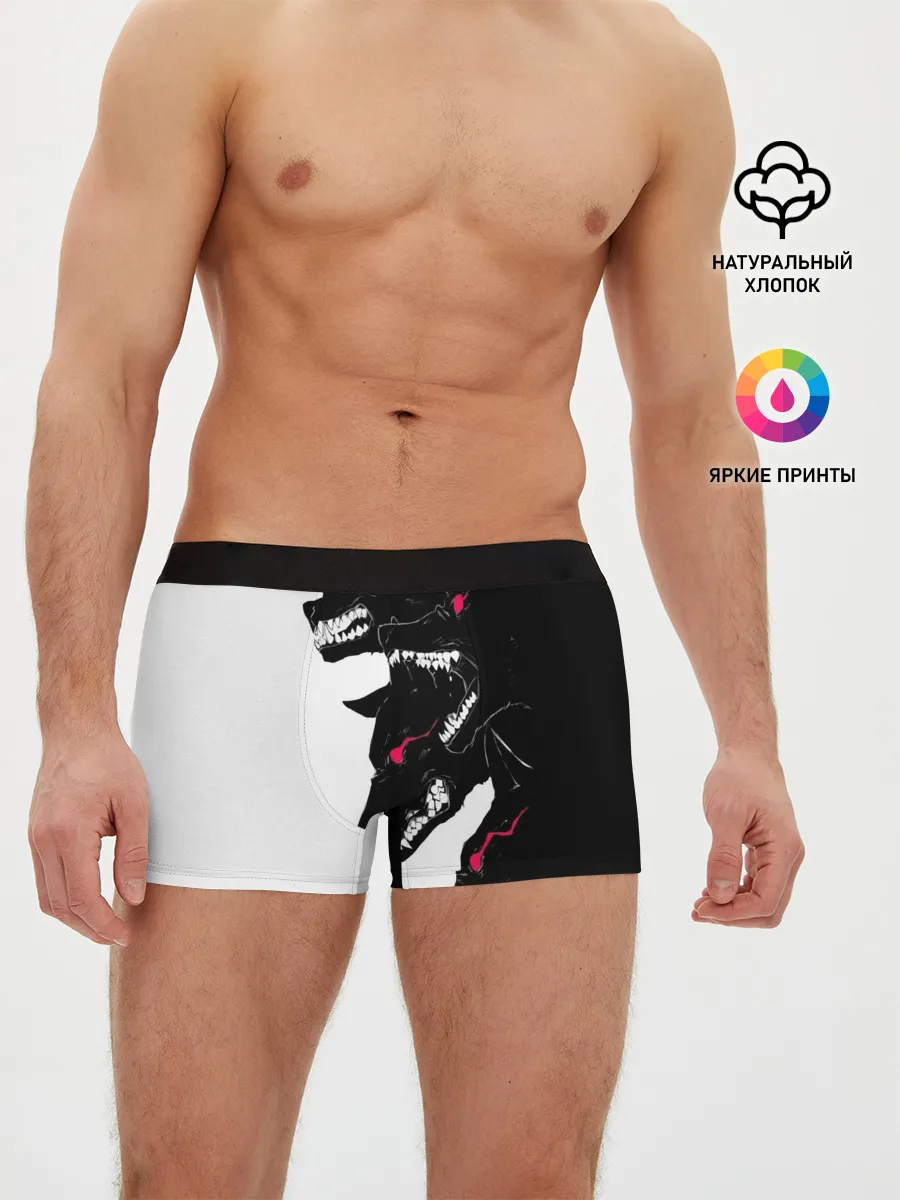 Мужские трусы боксеры / Волки