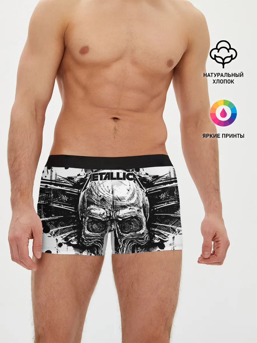 Мужские трусы боксеры / Metallica