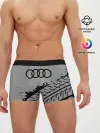 Мужские трусы боксеры / AUDI / АУДИ