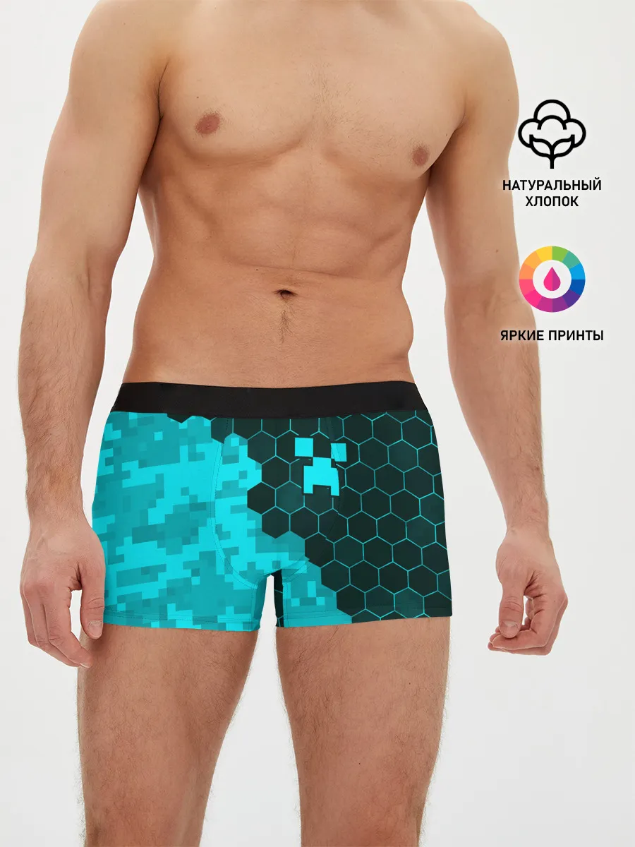Мужские трусы боксеры / MINECRAFT / МАЙНКРАФТ