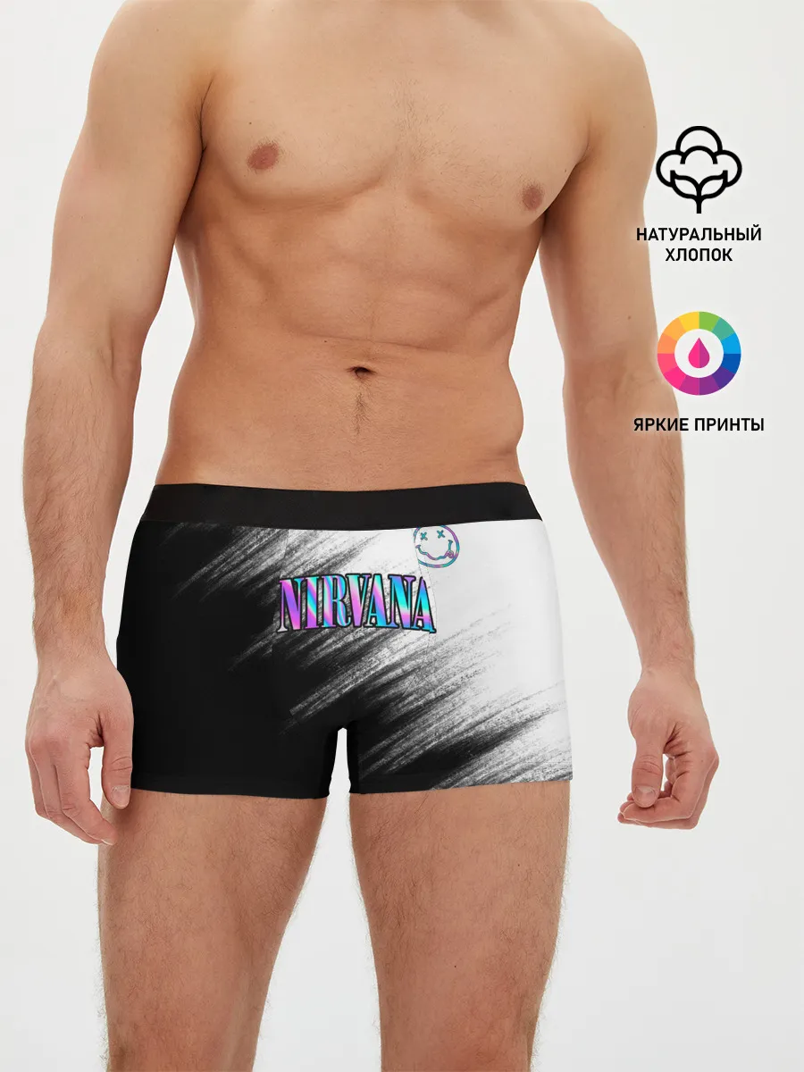 Мужские трусы боксеры / nirvana