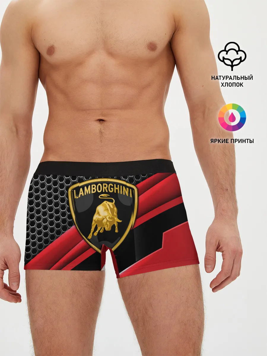 Мужские трусы боксеры / Lamborghini