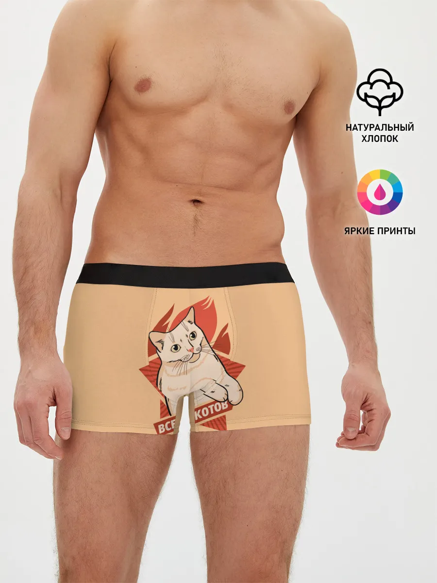 Мужские трусы боксеры / Всегда Котов
