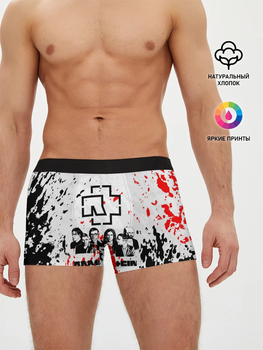 Мужские трусы боксеры / RAMMSTEIN