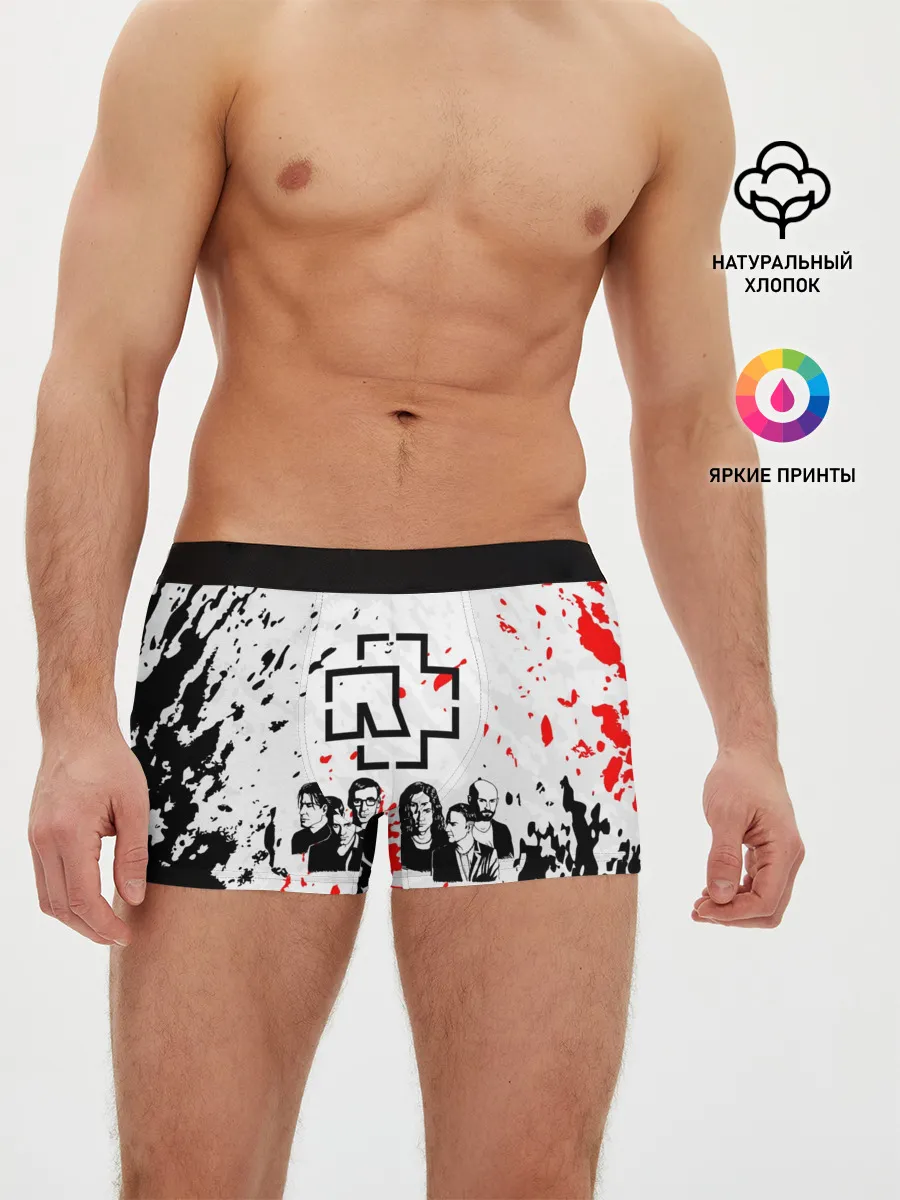 Мужские трусы боксеры / RAMMSTEIN