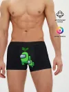 Мужские трусы боксеры / Among us Lime+ kid lime