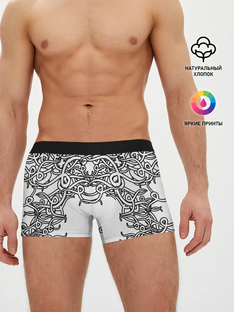 Мужские трусы боксеры / Фэнтези мотылёк