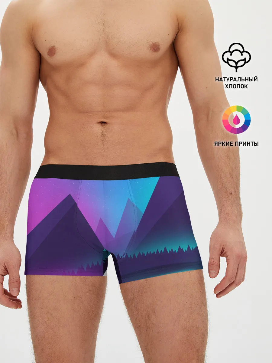 Мужские трусы боксеры / NEON FOREST