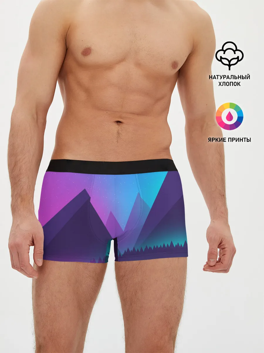 Мужские трусы боксеры / NEON FOREST
