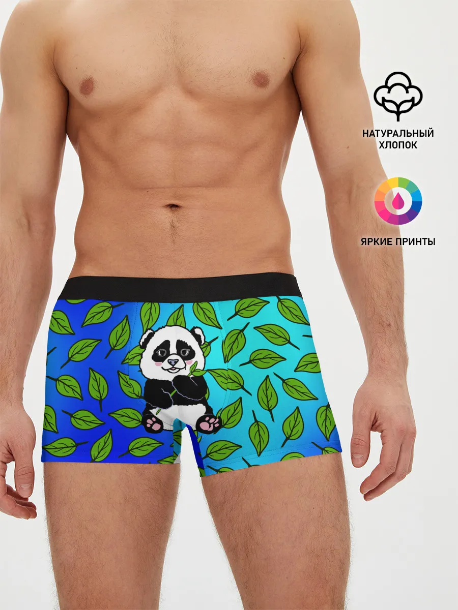 Мужские трусы боксеры / Панда