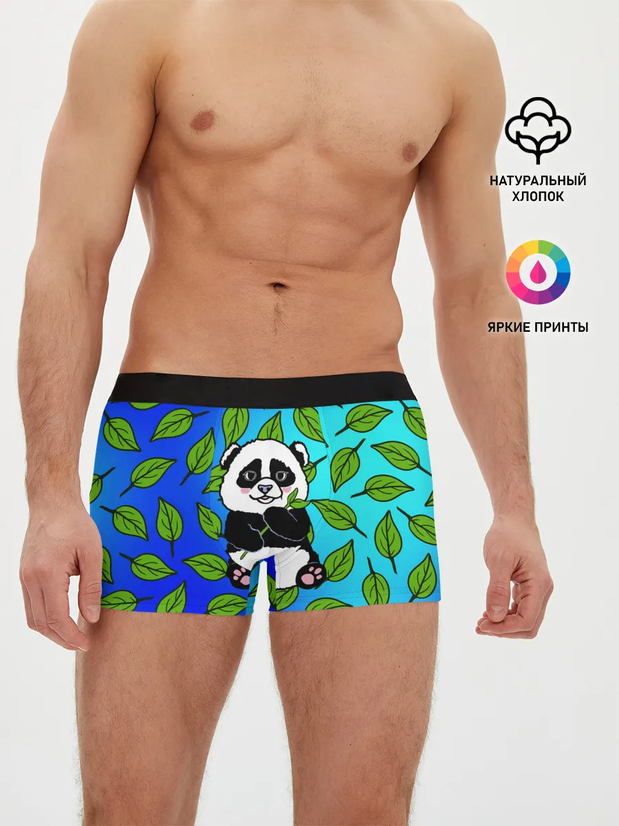 Мужские трусы боксеры / Панда