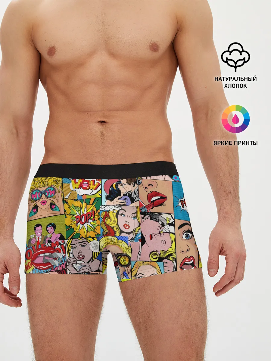 Мужские трусы боксеры / Pop Art