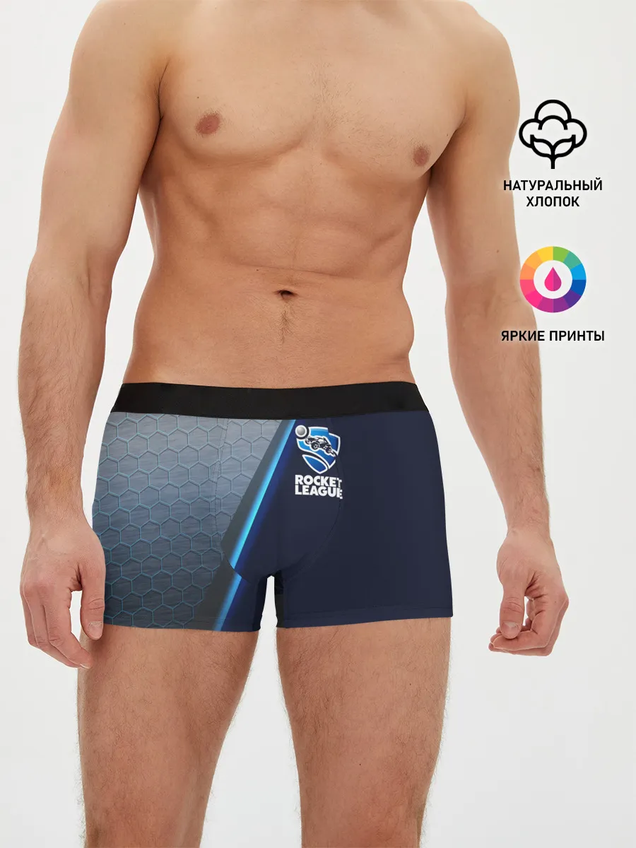 Мужские трусы боксеры / ROCKET LEAGUE.