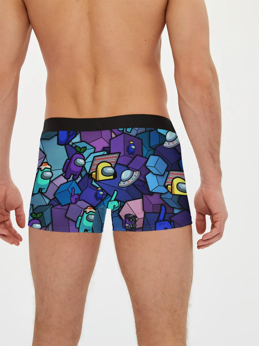 Мужские трусы боксеры / Among Us кубики