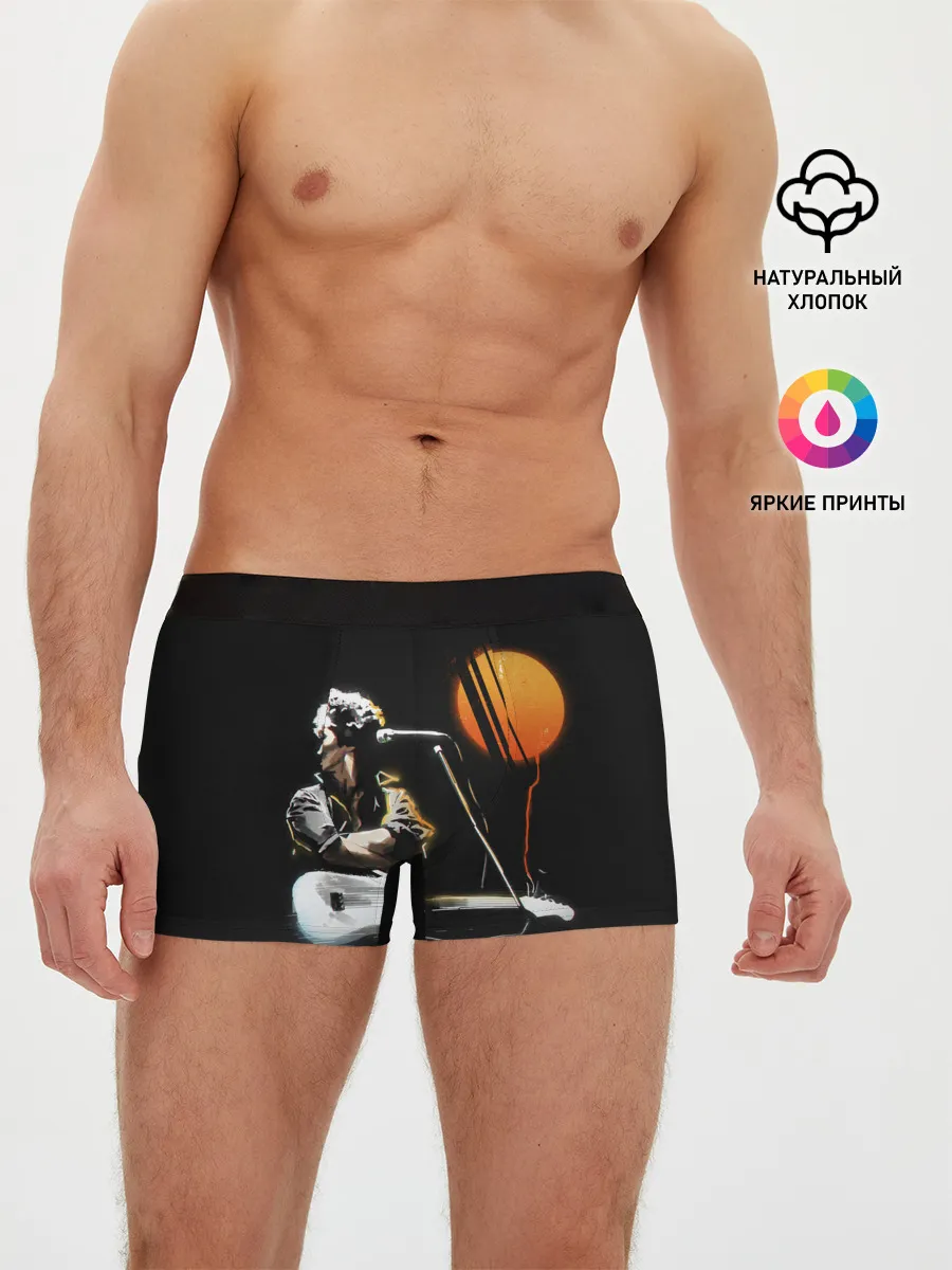 Мужские трусы боксеры / Виктор Цой.