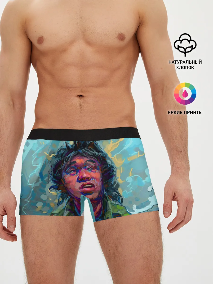 Мужские трусы боксеры / Цой