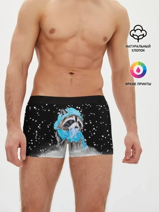 Мужские трусы боксеры / Енот