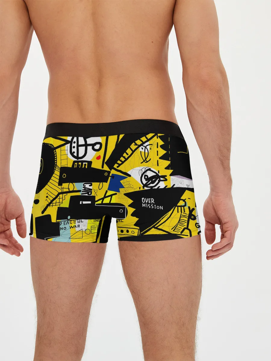 Мужские трусы боксеры / абстракция