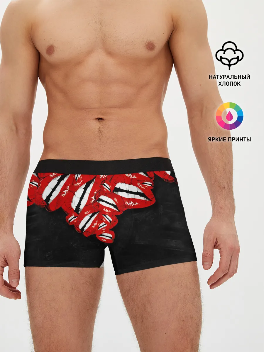 Мужские трусы боксеры / Губы