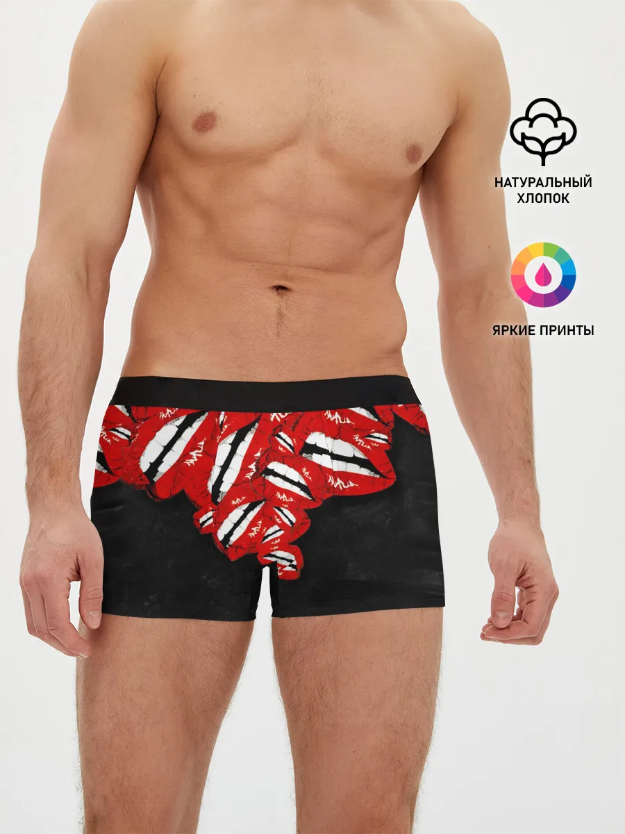 Мужские трусы боксеры / Губы