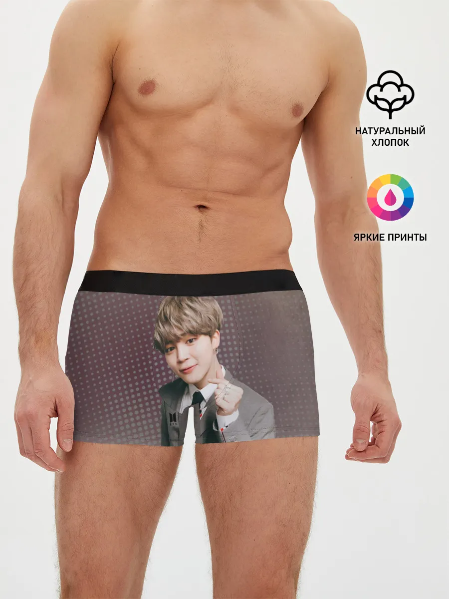 Мужские трусы боксеры / BTS. Jimin