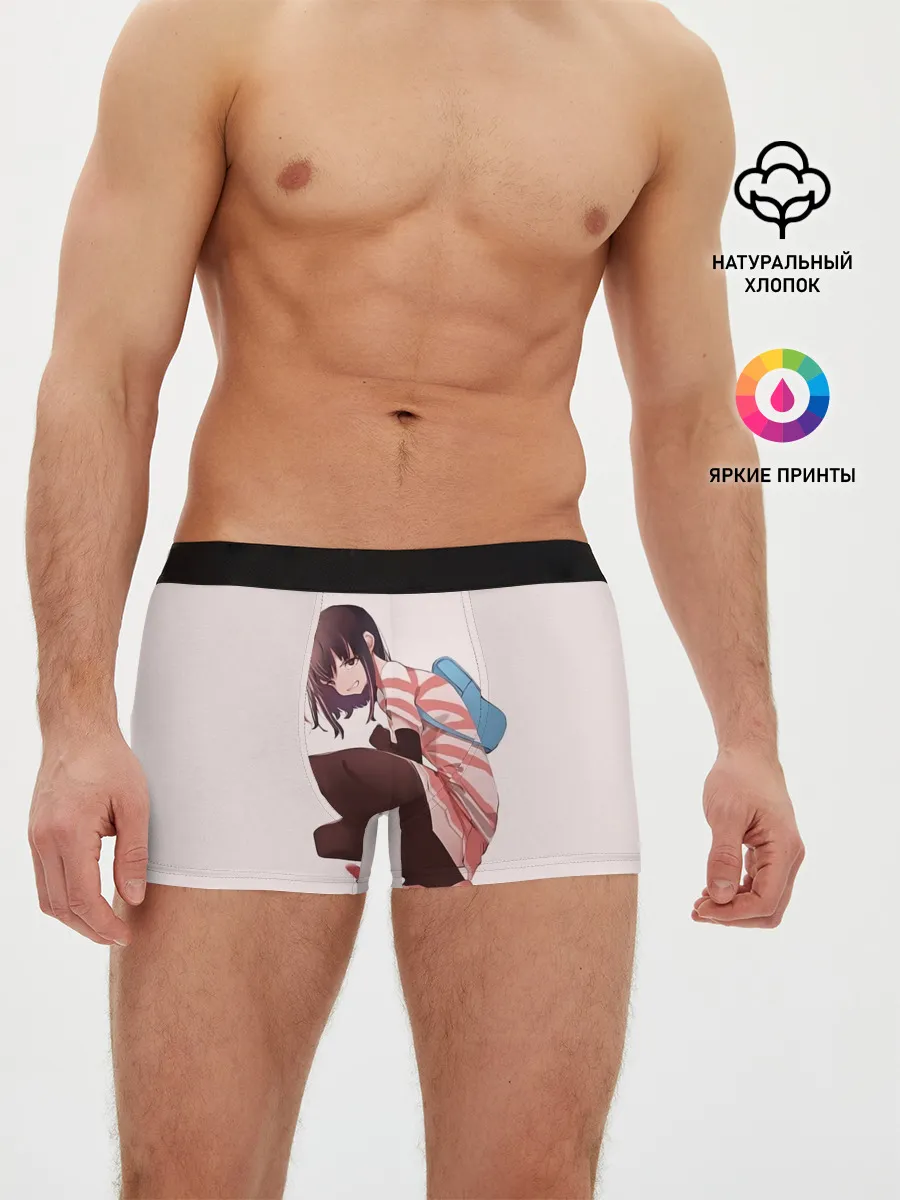 Мужские трусы боксеры / Обычная девушка
