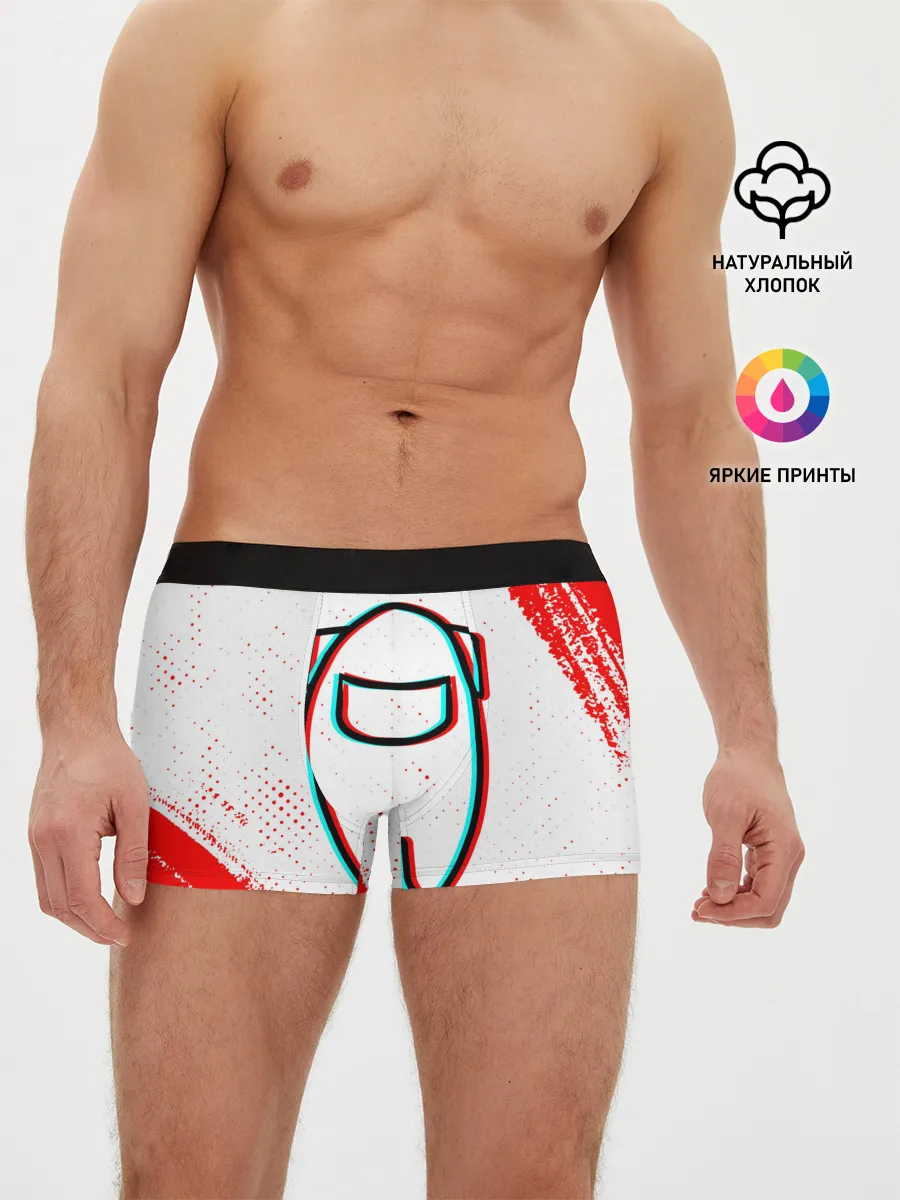 Мужские трусы боксеры / AMONG US / АМОНГ АС