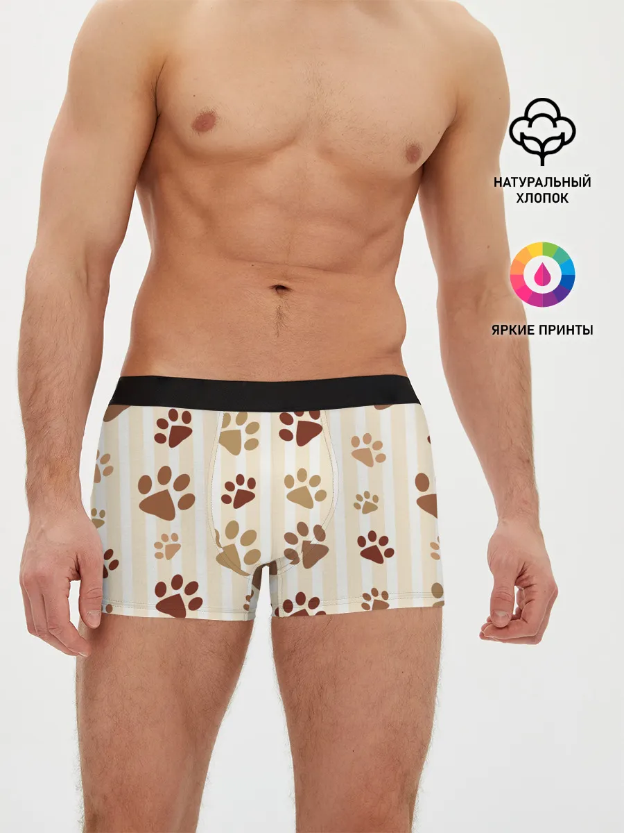 Мужские трусы боксеры / Лапки
