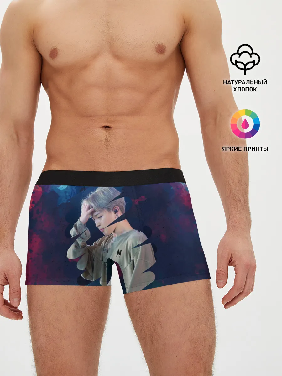Мужские трусы боксеры / BTS. Jimin