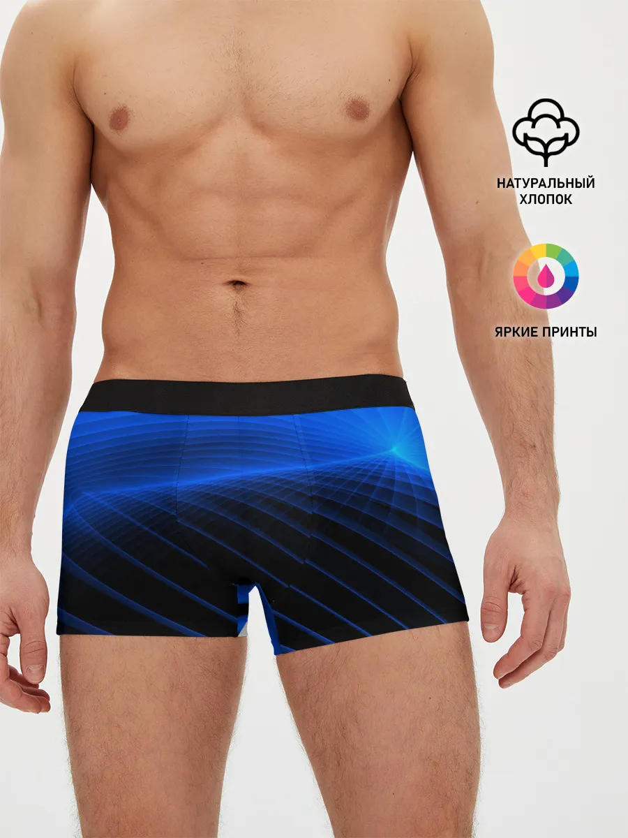 Мужские трусы боксеры / Неоновые лучи