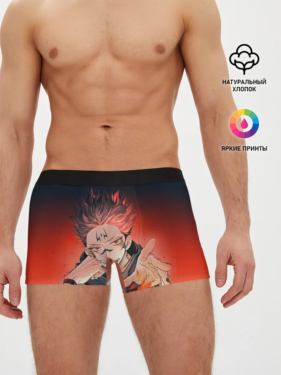 Мужские трусы боксеры / Магическая битва | Рёмен Сукуна