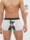 Мужские трусы боксеры / Мопс Хипстер