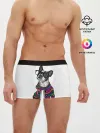 Мужские трусы боксеры / Мопс Хипстер