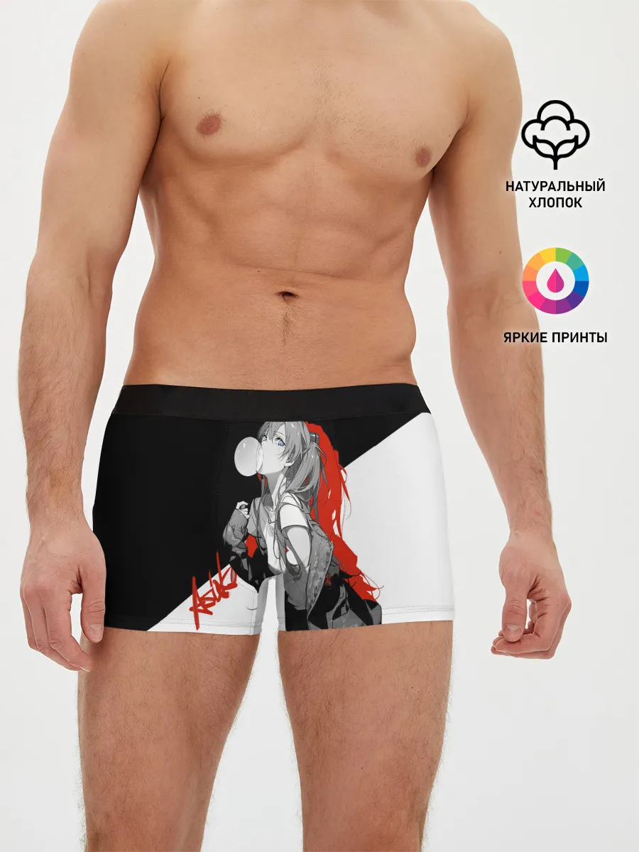 Мужские трусы боксеры / Asuka Langley Evangelion