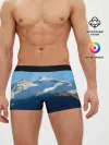 Мужские трусы боксеры / Снежные горы