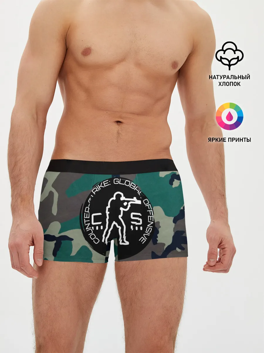 Мужские трусы боксеры / символика CStrike