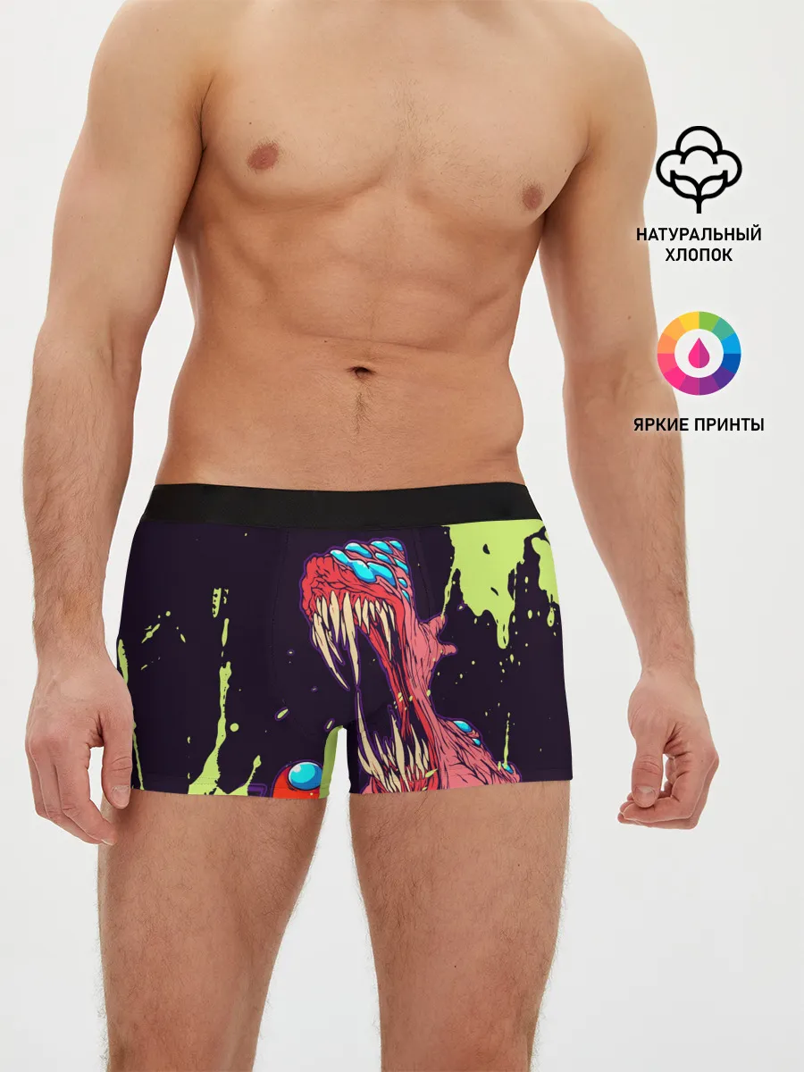 Мужские трусы боксеры / AMONG US - MONSTER